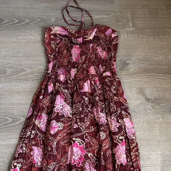 Free People Iris Patterned Halter Jumpsuit Small - Picture 11 of 12